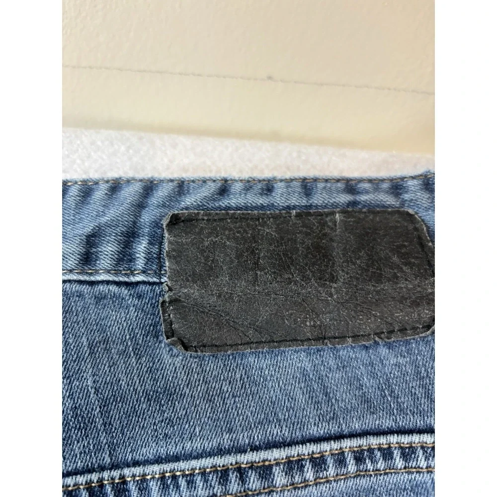 Calvin Klein Jeans Men's 38x28 5 Pockets Stretch Denim Straight Dark Blue Jeans
